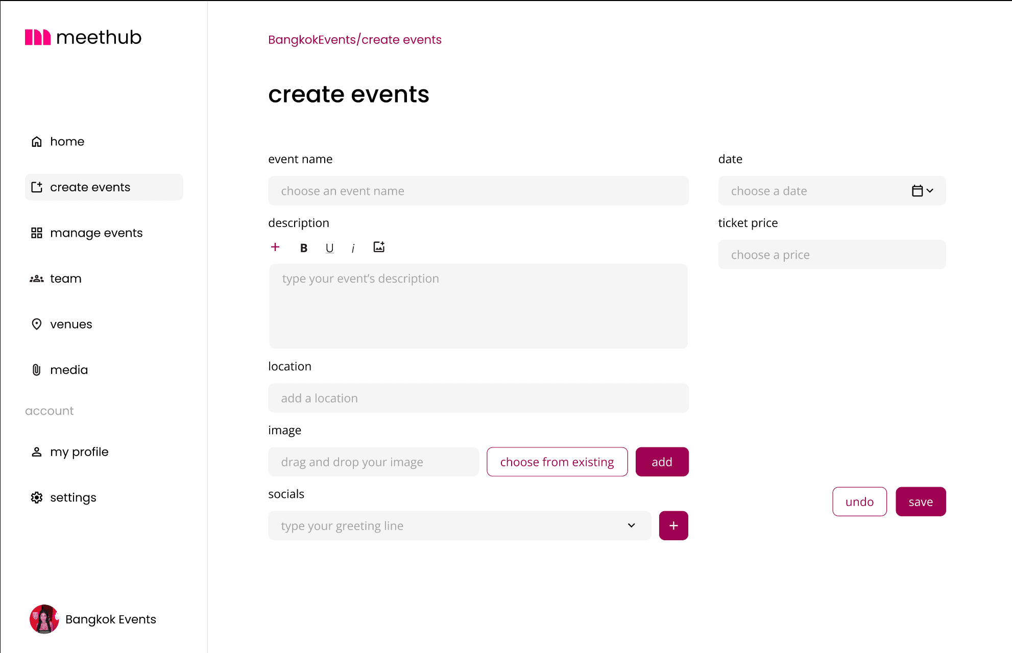 MEETHUB screenshot 1